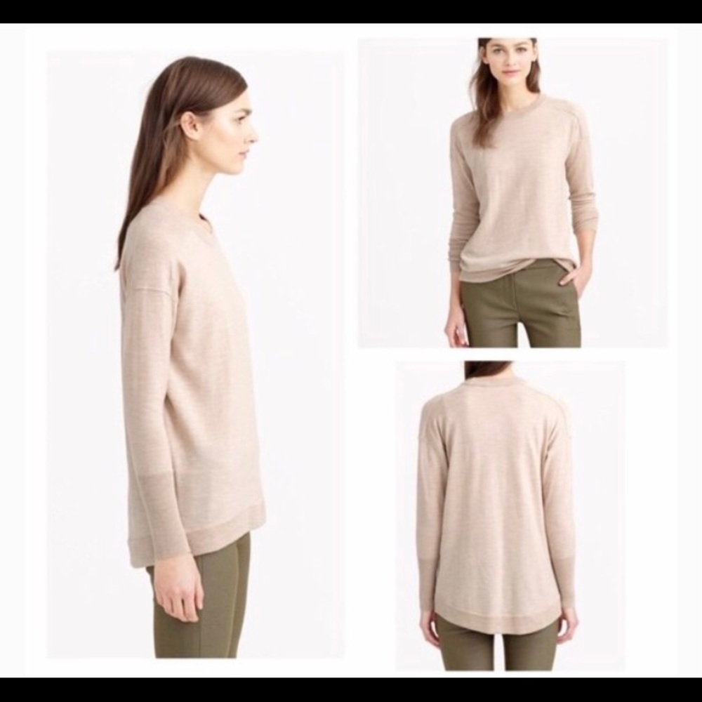 J. Crew merino wool tunic sweater